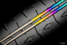 Load image into Gallery viewer, 2 Piece Takedown Titanium Chopsticks Annodized Rainbow w/ Pouch
