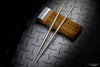 2 Piece Takedown Titanium Chopsticks Bead Blast Case Color w/ Pouch