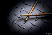 Load image into Gallery viewer, 2 Piece Takedown Titanium Chopsticks Bead Blast Case Color w/ Pouch
