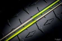 Load image into Gallery viewer, 2 Piece Takedown Titanium Chopsticks Annodized Toxic Green w/ Pouch
