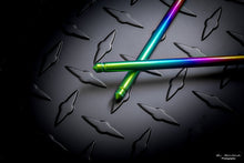 Load image into Gallery viewer, 2 Piece Takedown Titanium Chopsticks Annodized Rainbow w/ Pouch
